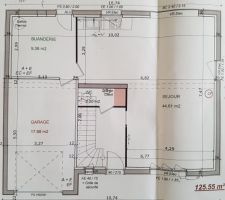 Plan du rez de chaussée