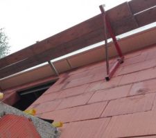 Poste de travail pour la pose des tuiles