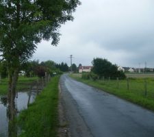 Inondation dans le 45 début Juin 2016. 100m de ma maison