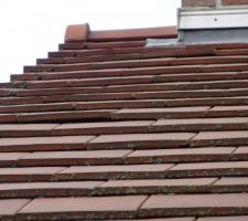 Tuile soulev&eacute;e