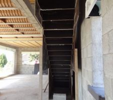 Coffrage escalier à crémaillère