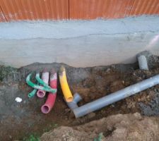 Passage des fourreaux EDF GDF PTT