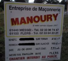 Notre PC est accepté, nous ne tardons pas à l'afficher à l'entrée du terrain