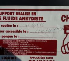 Chape coulée :)