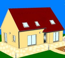 La maison une fois finie