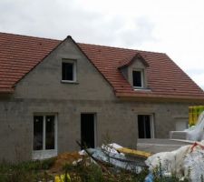 Fa&ccedil;ade avant sans les volets roulants