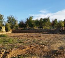 Terrassement du terrain