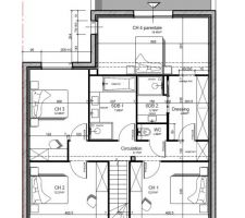 Il y aura des velux à toit plat dans les salles de bain.
Vos idées et commentaires sont les bienvenues.