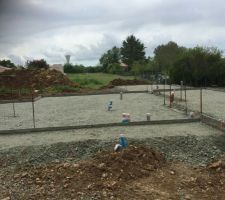 Préparation de la dalle