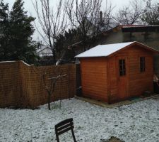 Jardin sous la neige