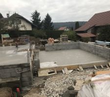 Coulage de la dalle