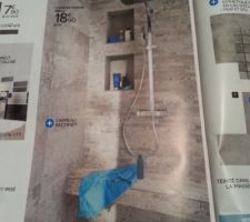 Encastrement et marche salle de bain