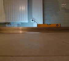 Contrôle de la pose du carrelage réalisé par mes soins... 
chacun se fera une idée de la pose du carrelage par l'EURL "RC2B" à ABBECOURT (02)....