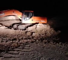 The first one... La première photo du chantier ! 
Petit avant goût avant les photos officielles demain !