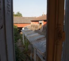 Vu de d'une chambre (au fond le préau )