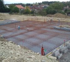 Ferraillage du radier.