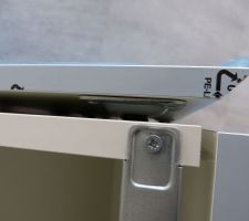 Pose de la plaque de finition.