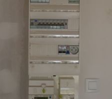 Tableau au complet lanque le boitier RJ45