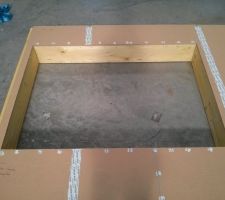 Mur terminé avec adhésif extérieur