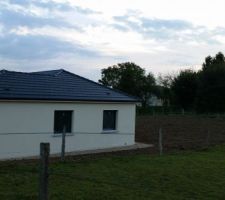 Terrassement terminé + puits perdus