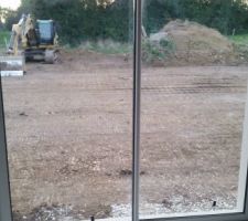 Arrière de la maison vue cuisine