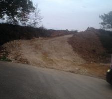 Notre chemin d'accès en cours de réalisation