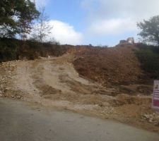 Notre chemin d'accès en cours de réalisation