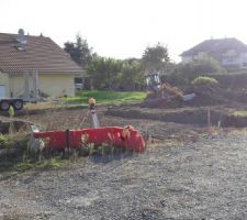 Terrassement du terrain
