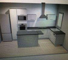 Plan de notre cuisine