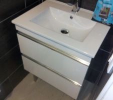 Meuble lavabo de la suite parentale