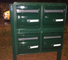 Instalation des boites aux lettres