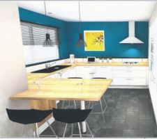 Vue de la cuisine