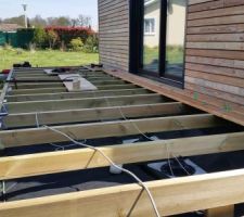 Debut construction terrasse