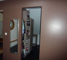 Mobilier fait sur mesure, parquet PVC  clipsable posé/un peu de peinture