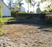 Fin du terrassement