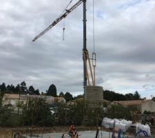 La grue est arrivée !