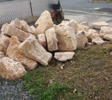 Livraison de la roche