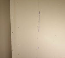 Cloison placard chambre