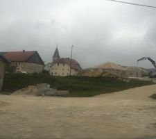 Début de la charpente