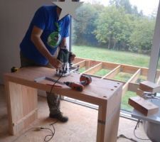 Fabrication du meuble de salle de bain