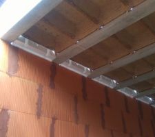 Plancher entrevous bois vue du dessous