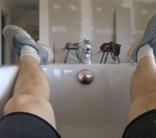 Montage de la baignoire