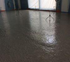 Coulage chape plancher chauffant