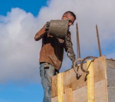 Du béton, tout au seau!!!