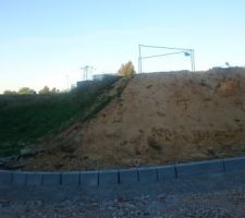 Vue de notre terrain du bas