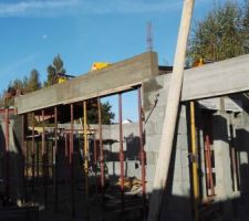 Poutre entre parties nuit et jour