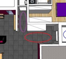 Couloir sombre ? (Rond violet)