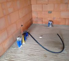 Branchement eau/branchement gaz