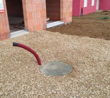 Gaine pour pompe/branchement récupérateur des eaux de pluie