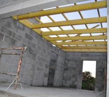 Charpente sur le garage